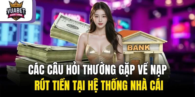 Các câu hỏi thường gặp về nạp rút tiền tại hệ thống nhà cái