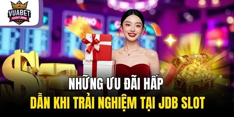 Những ưu đãi hấp dẫn khi trải nghiệm tại JDB Slot