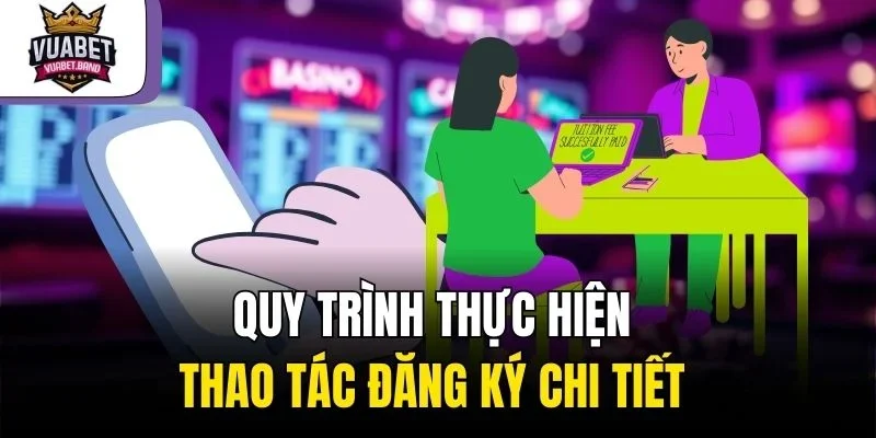 Quy trình thực hiện thao tác đăng ký chi tiết